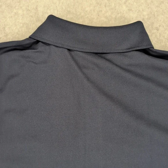 Nike Shirt Mens Large Blue Golf Polo‎ Dri-Fit Logo Swoosh Outdoor Performance - Picture 4 of 14